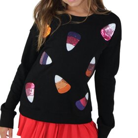 Sweet Soul Sequins Candy Corns Sweatshirt