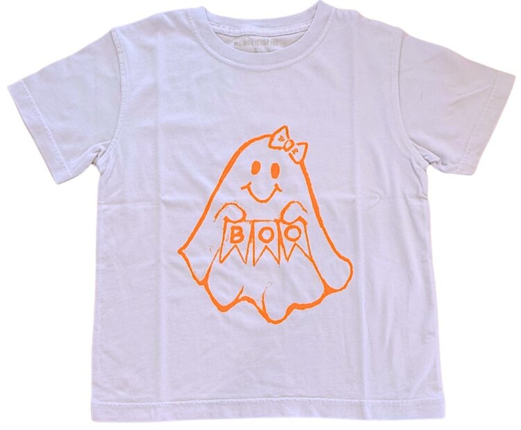 Mustard & Ketchup Purple BOO Ghost Tee