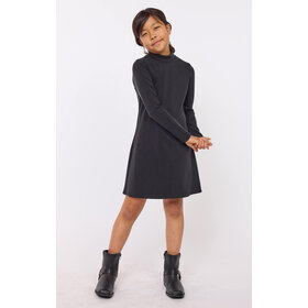 Sadie & Sage Black Mock Neck Knit Dress