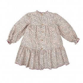Babidu Berry Smocked Dress