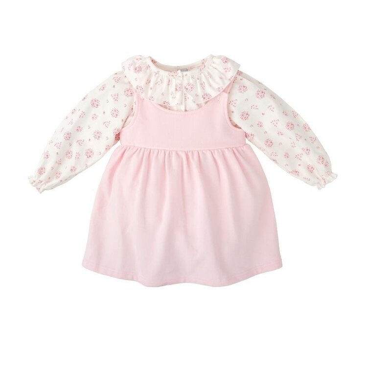 Babidu Pink Floral Jumper Set