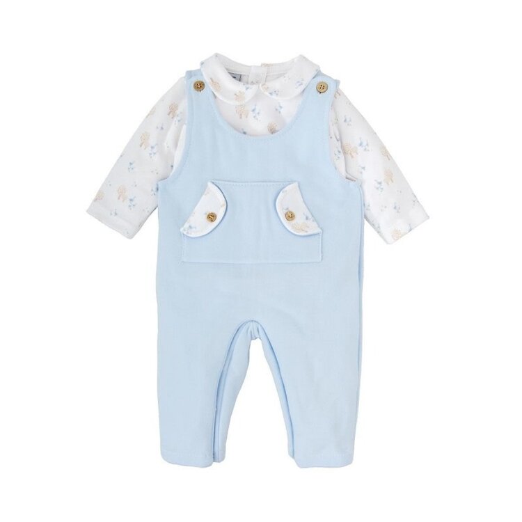 Babidu Blue Overall Set