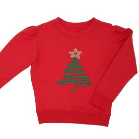 Azarhia Red Christmas Tinsel Tree Top