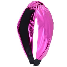Azarhia Metallic Top Knot headband
