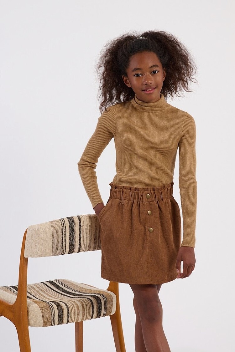 Molly Bracken Camel Woven Skirt