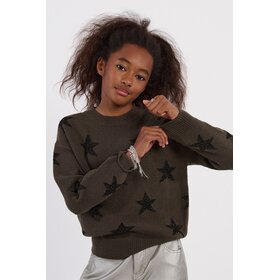 Molly Bracken Girls Sparkle Star Sweater