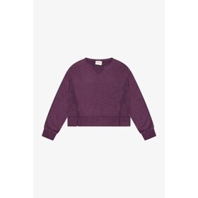Tenly FIG HACCI JERSEY CROPPED TUNIC