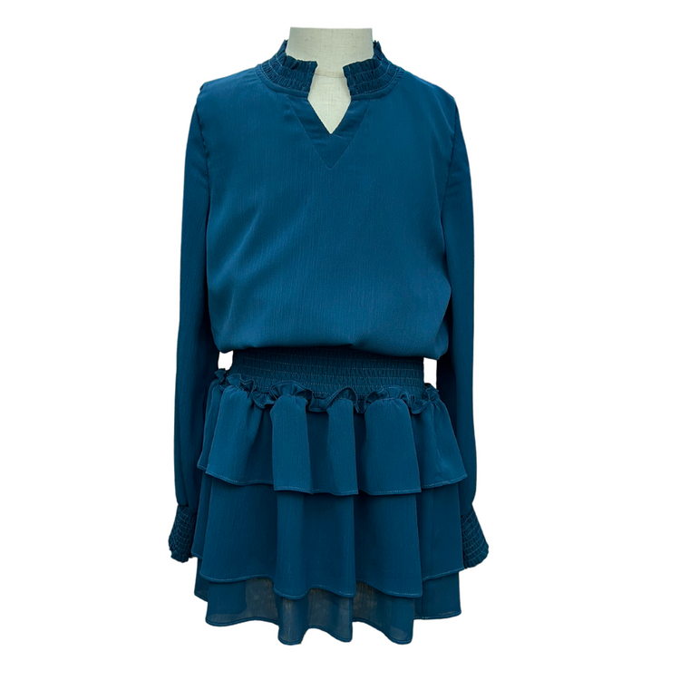 Pleat Harriett Dress