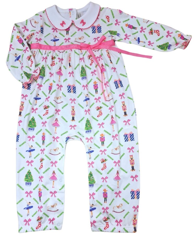 Marco & Lizzy Nutcracker Girls Romper