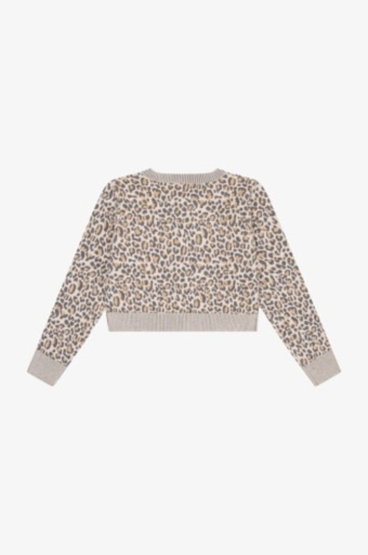 Tenly LEOPARD BUTTON DOWN CARDI