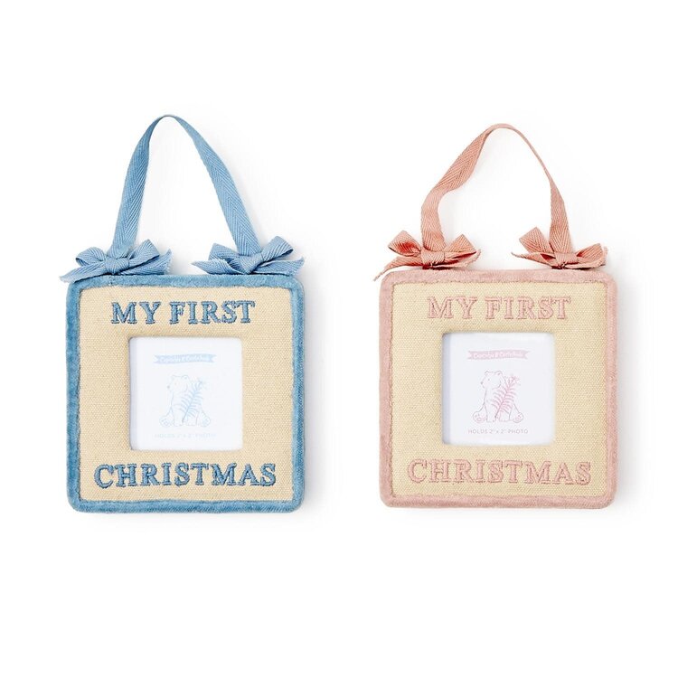 Two's Company Baby's First Christmas Photo Ornament