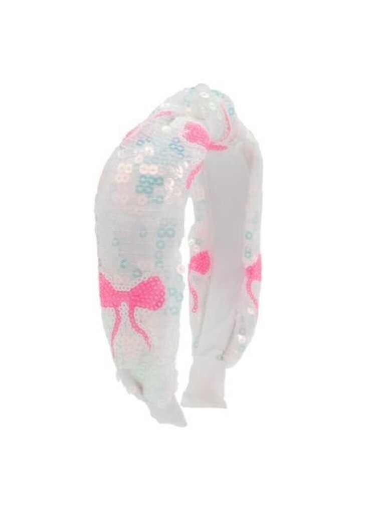 Bari Lynn Sequin Bow Knot Headband