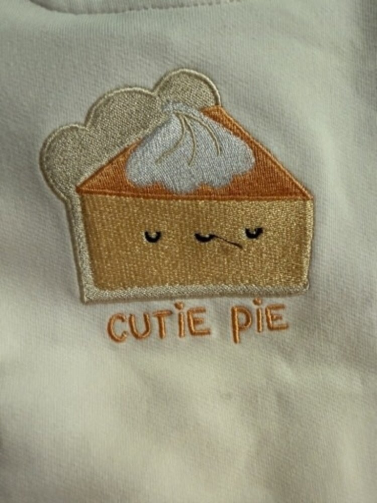 Angel Dear Cutie Pie Ruffle Shoulder Sweatshirt