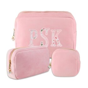 Carrying Kind Pink Cosmetic Bag