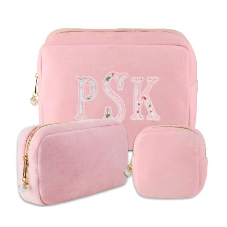 Carrying Kind Pink Cosmetic Bag