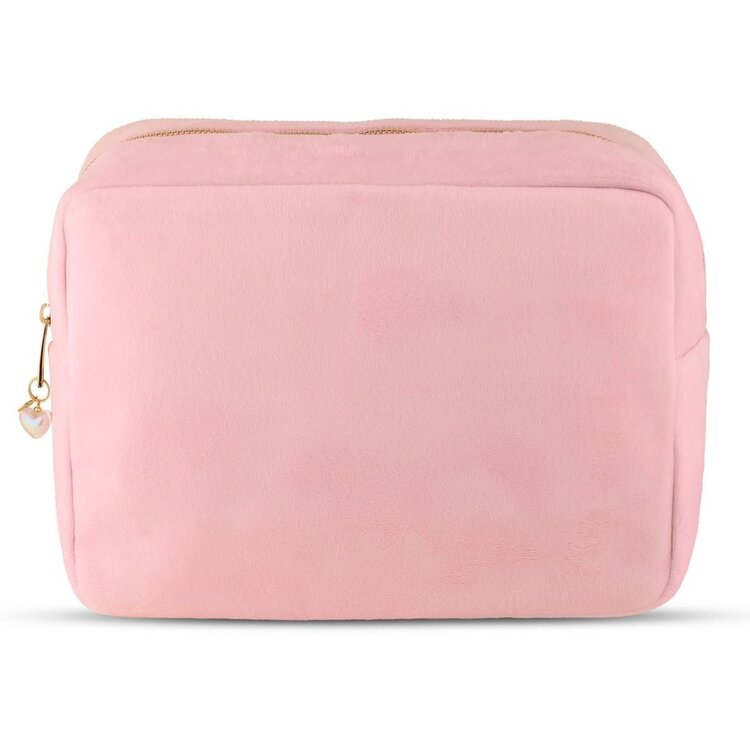 Carrying Kind Pink Cosmetic Bag