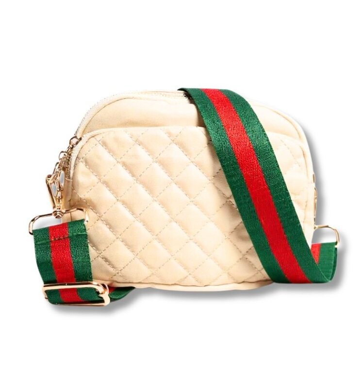 Carrying Kind Tate w/ Red and Green Strap