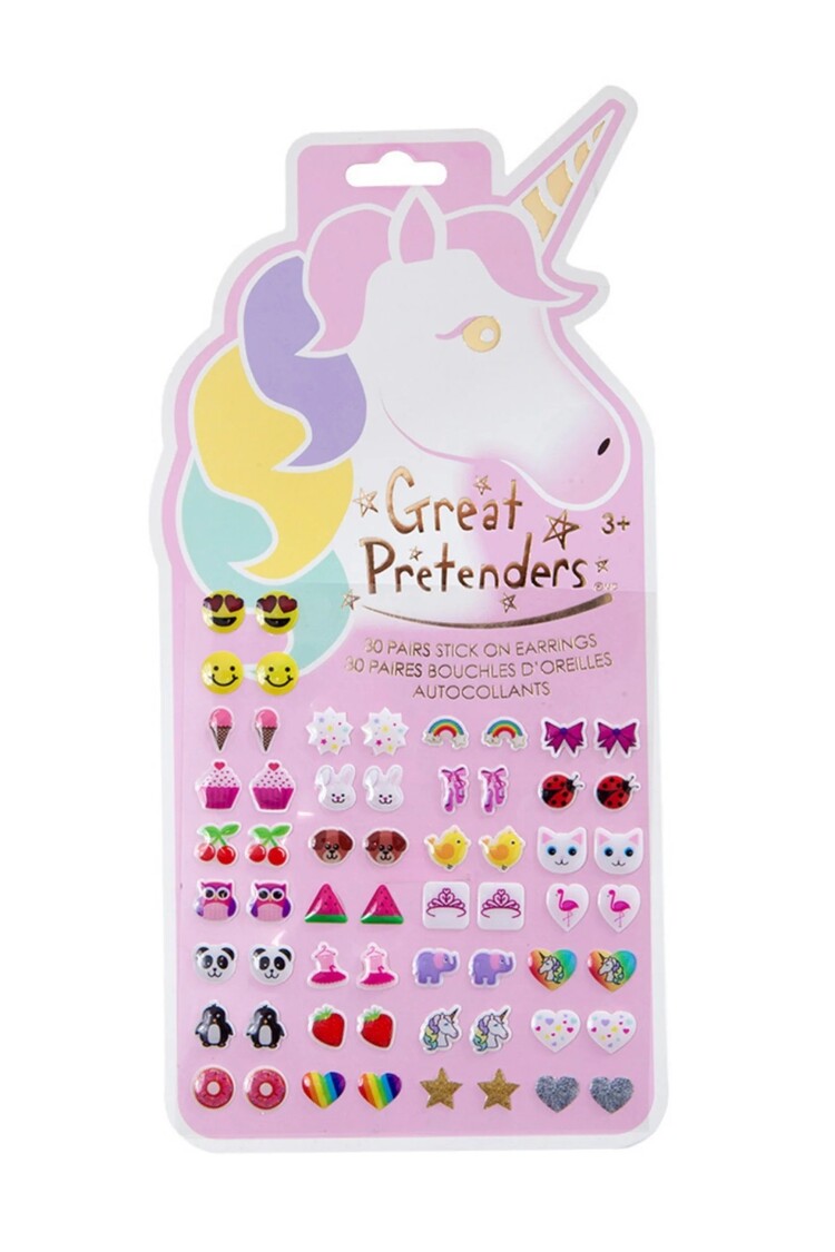 Great Pretenders Unicorn Stick On Earrings