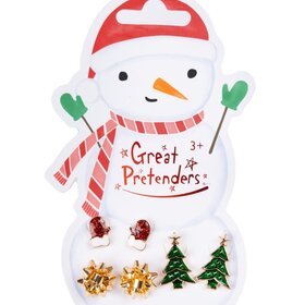 Great Pretenders Snowman Earring Set