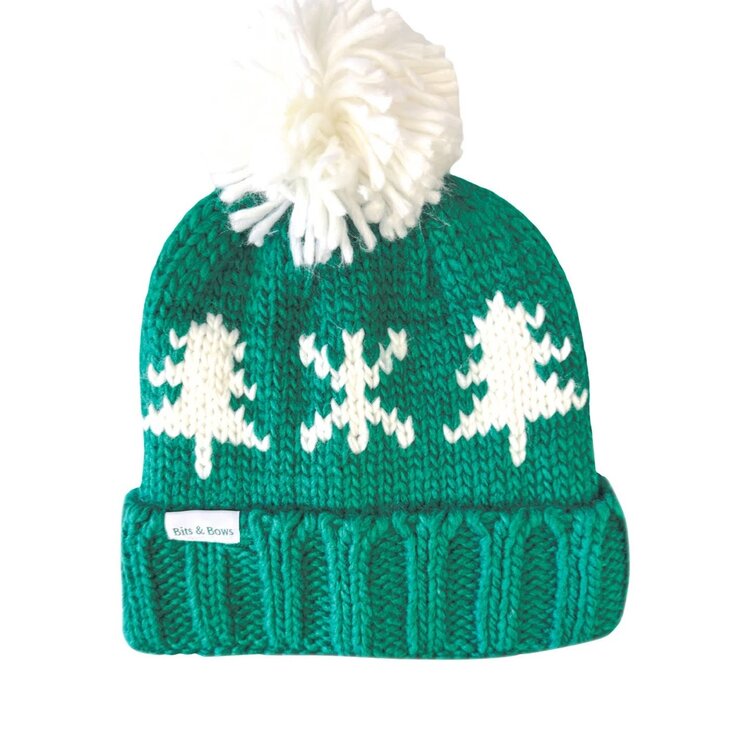 Bits & Bows Evergreen Bobble Hat