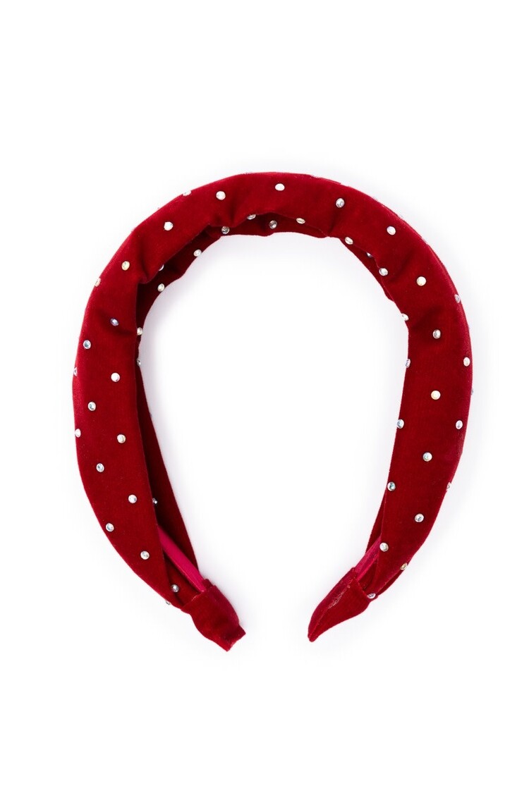 Great Pretenders Red Velvet Sparkle Headband