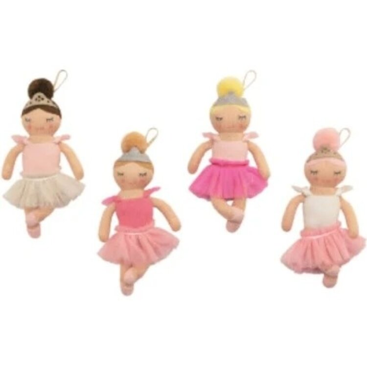 Mud Pie Ballerina Doll Ornaments