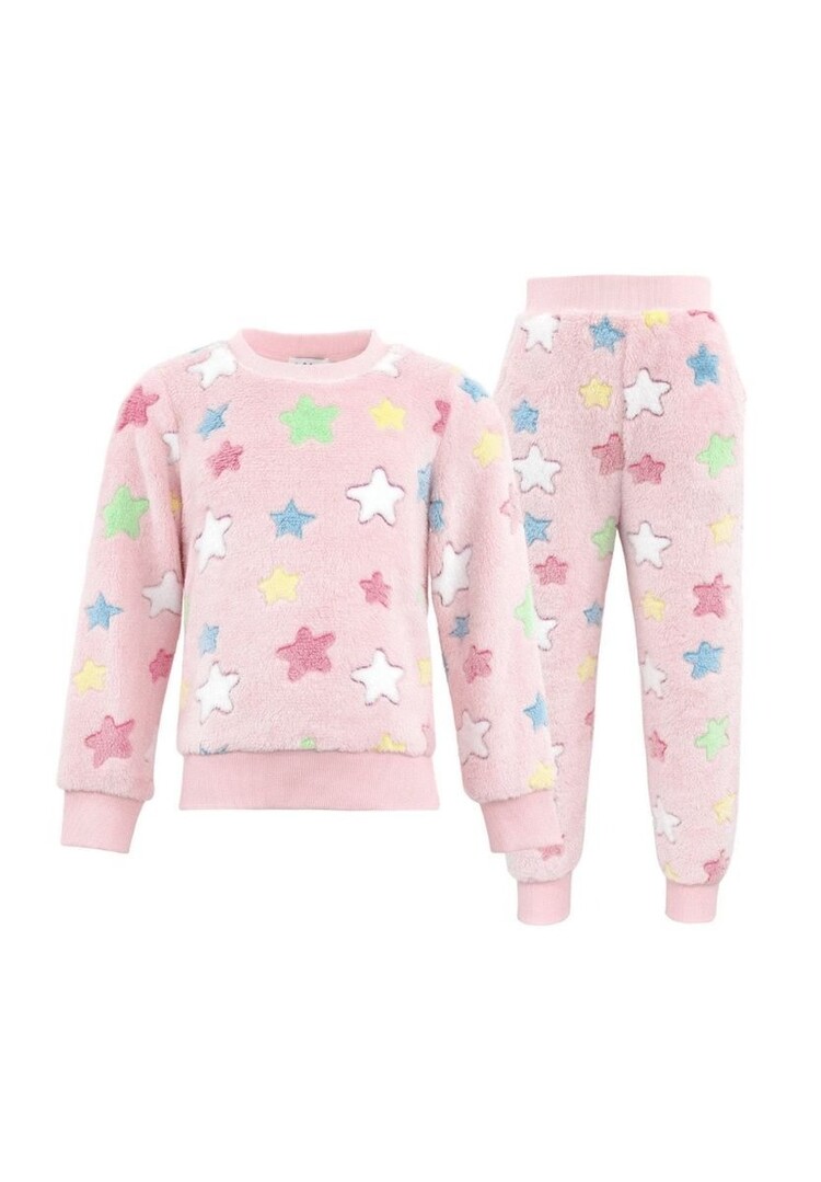 Lola and the Boys Pinky Stars Fuzzy Set