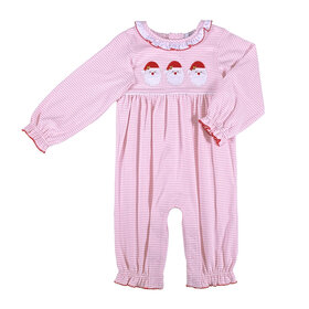 Ishtex Pink Stripe Santa Romper