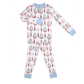 Ishtex Blue Nutcracker PJ Set