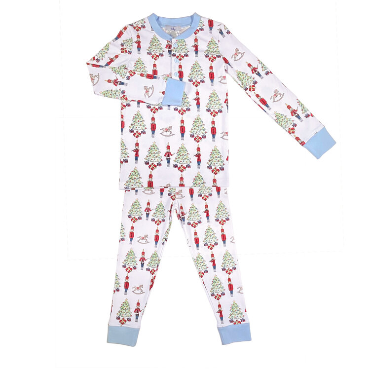 Ishtex Blue Nutcracker PJ Set