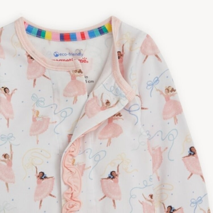 Magnetic  Me PRETTY PLIES MODAL FOOTIE W/ RUFF