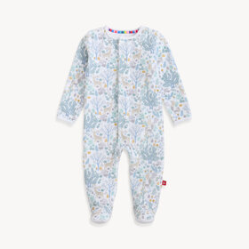 Magnetic  Me Imagine Forest Velour Footie