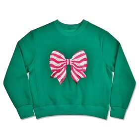 Iscream Bow Sequins Sweatshirt