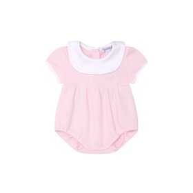 Nella Pima Pink Bubble Onesie