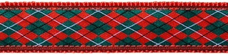 Ebinger Brothers Red Argyle Belt