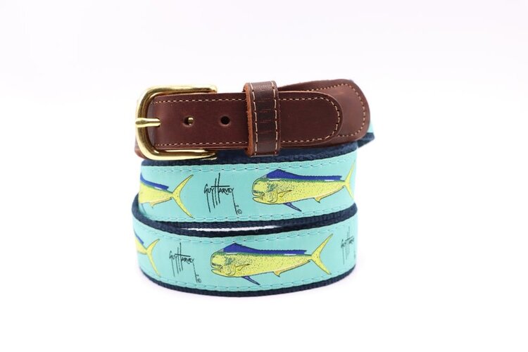 Ebinger Brothers GH Bull Dolphin On Navy Belt