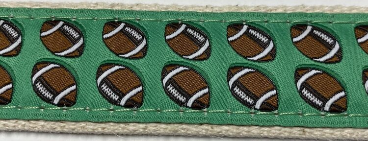 Ebinger Brothers Football On Khaki Belt