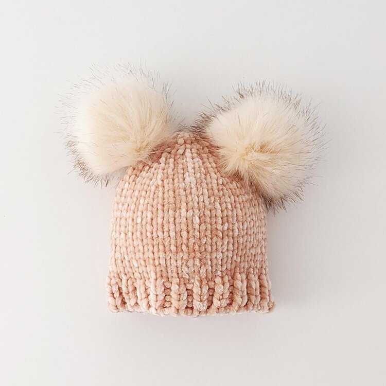 Huggalugs Chenille Beanie Hat