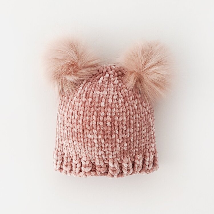 Huggalugs Chenille Beanie Hat