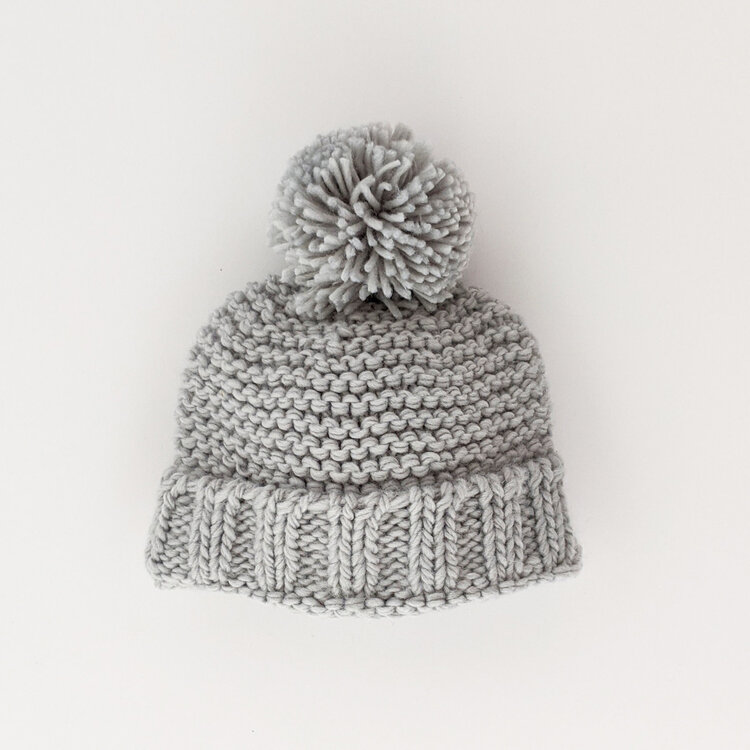 Huggalugs Garter Stitch Beanie
