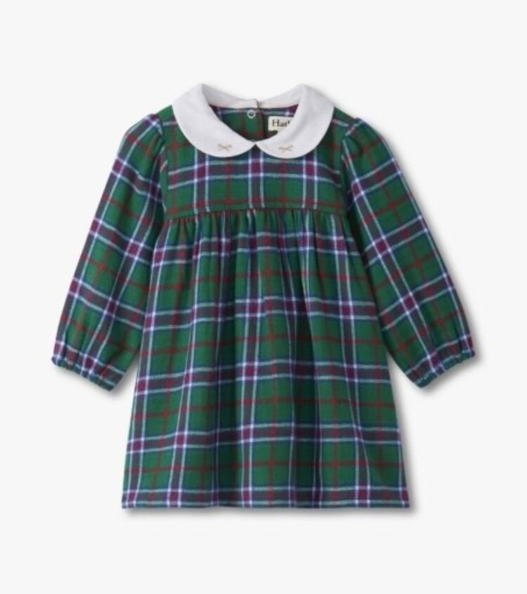 Hatley Green Holiday Plaid Dress