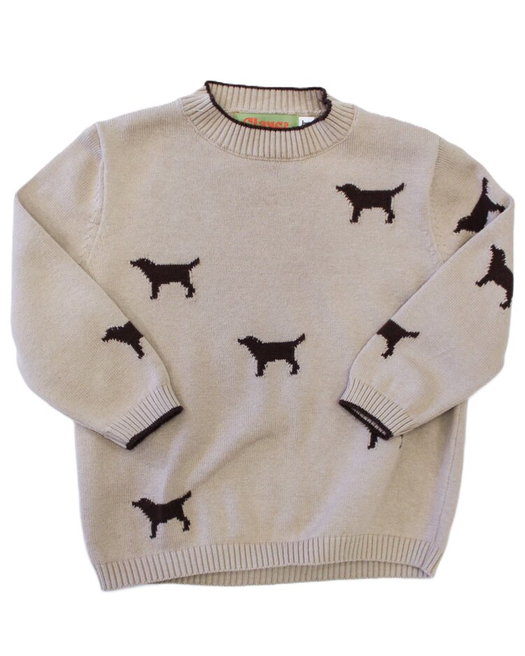 Luigi Kids Sand Chocolate Lab Sweater
