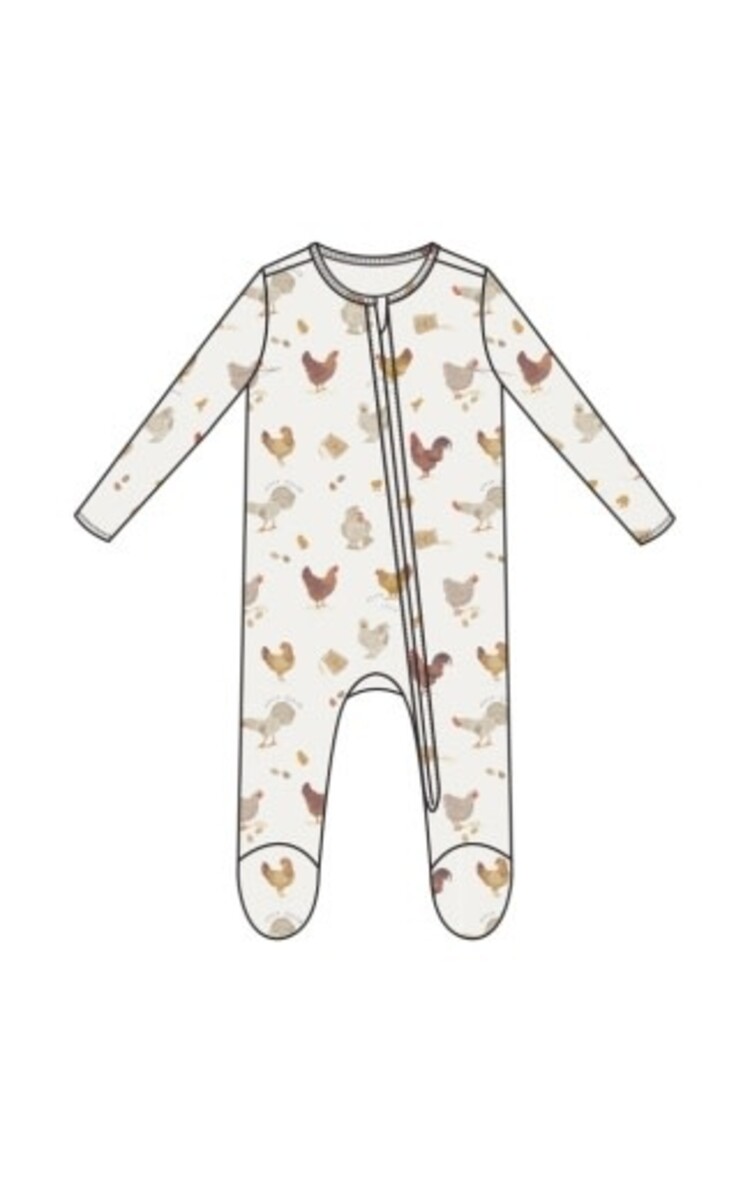 Angel Dear Collector Chickens 2 Way ZipFootie