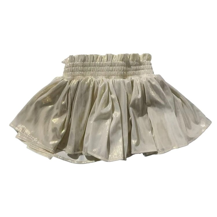 Tweenstyle Cream Plisse Shine Short