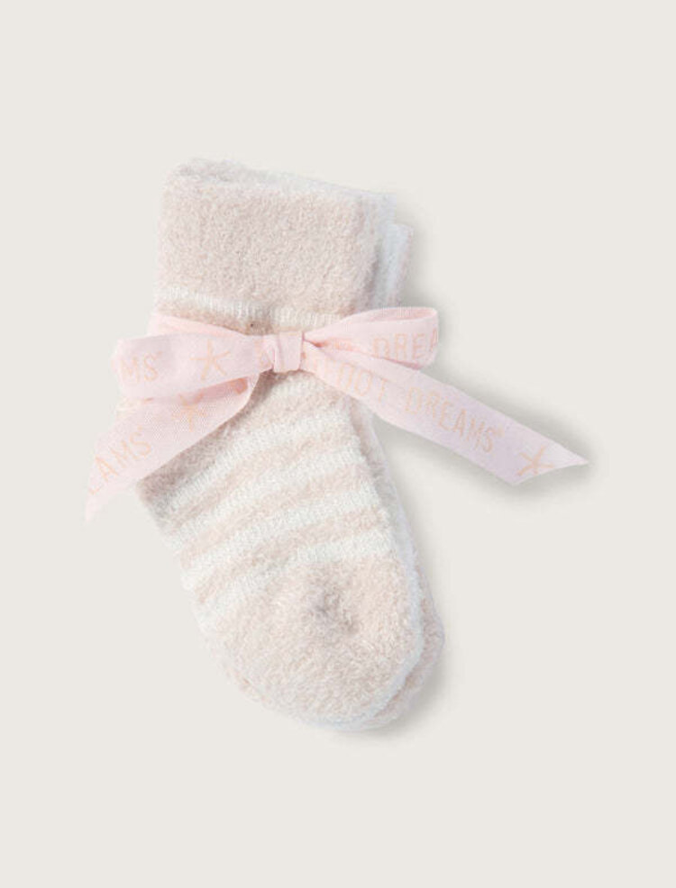 Barefoot Dreams Pink Pearl Infant Sock Set