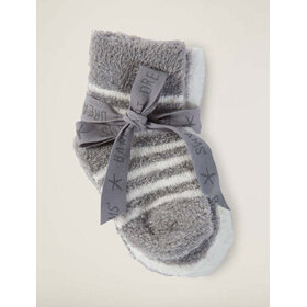 Barefoot Dreams Pewter Pearl Infant Sock Set