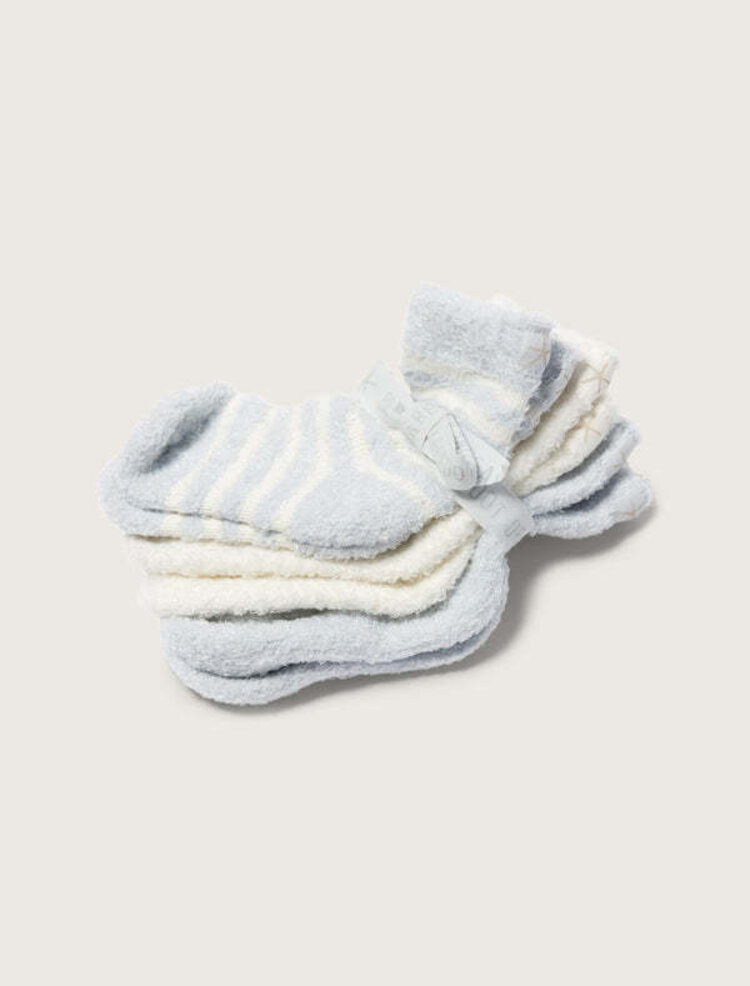 Barefoot Dreams Blue Pearl Infant Socks