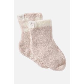 Barefoot Dreams Barely Pink Baby Plaid Sock set