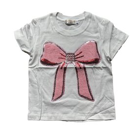 Tweenstyle Fleece Bow Sequin Shirt
