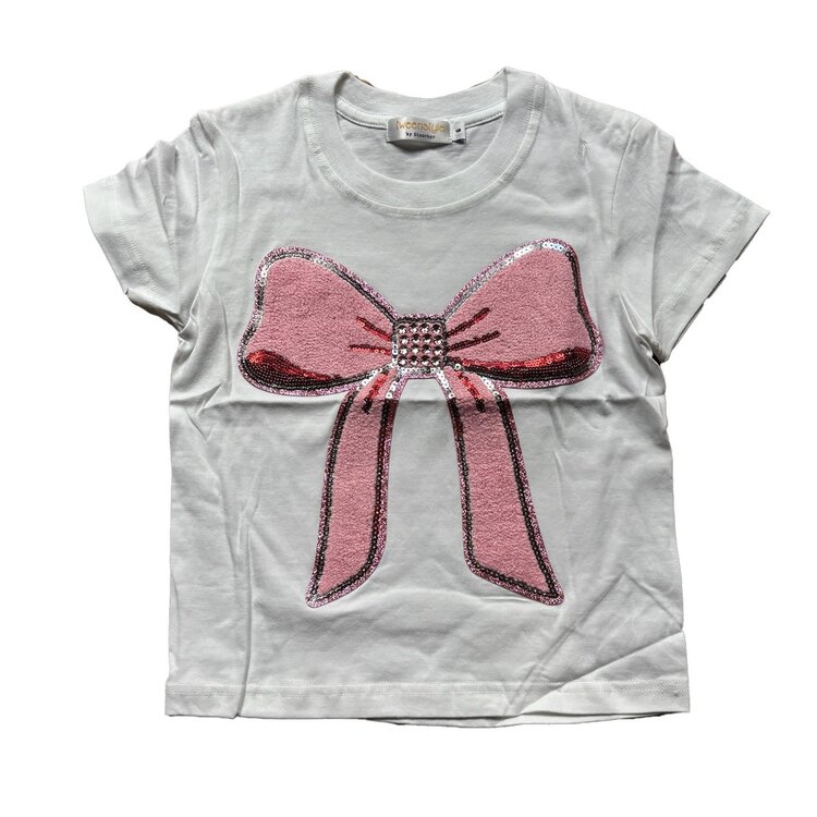 Tweenstyle Fleece Bow Sequin Shirt